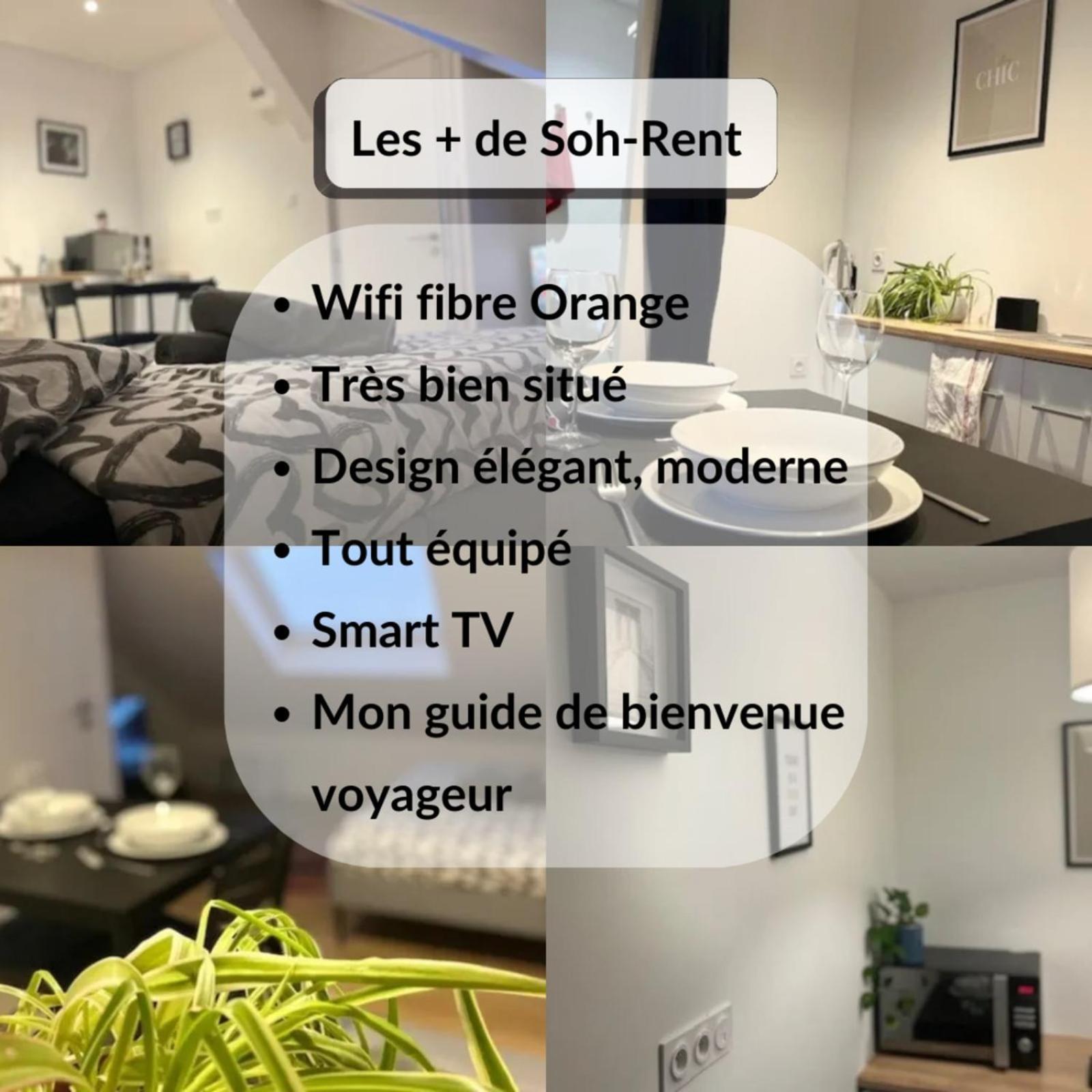 Holiday home Soh Rent 3 Tv-wifi Proche Gare